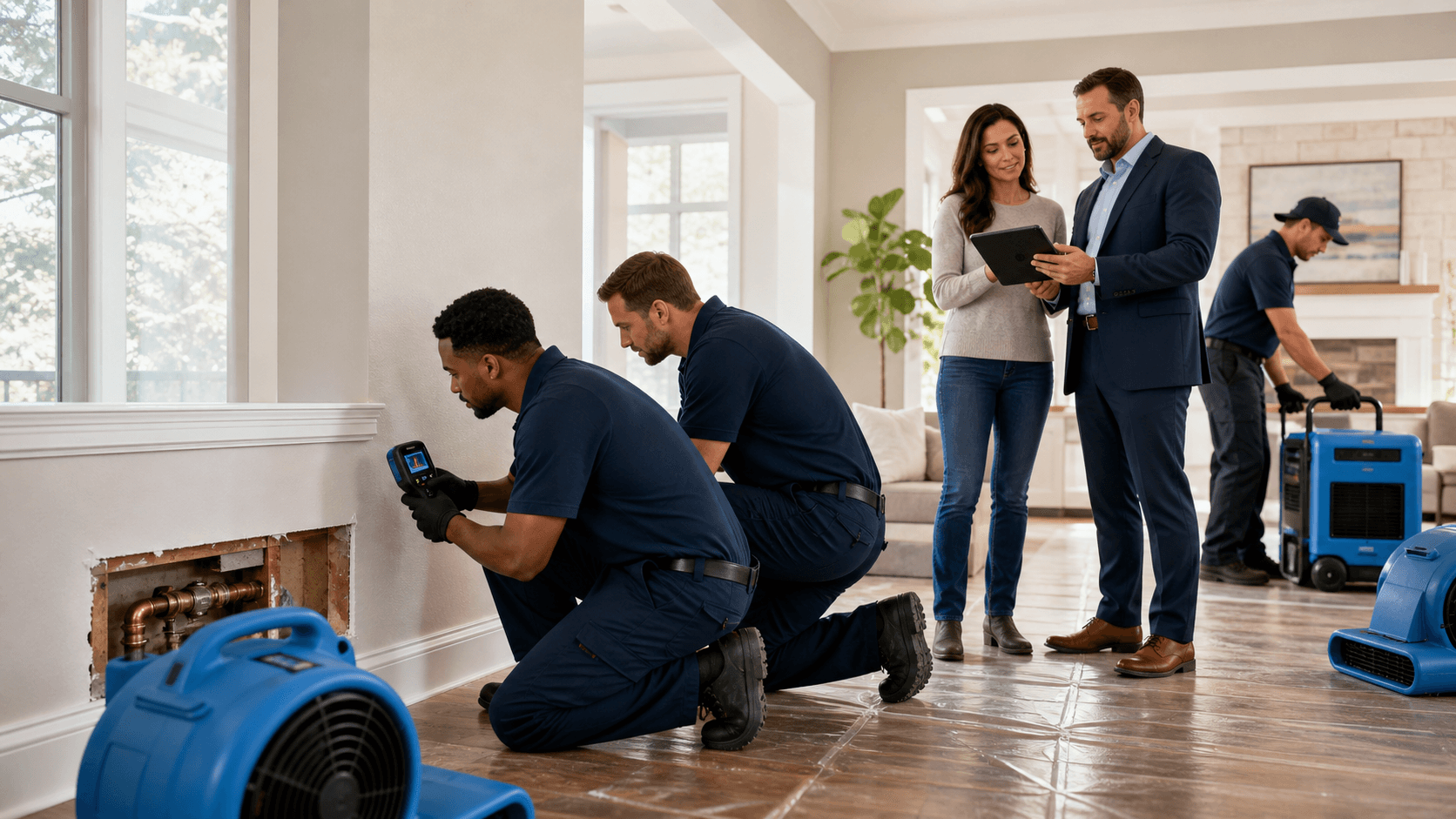 Cost of Burst Pipe Water Damage Repair in Houston Homes